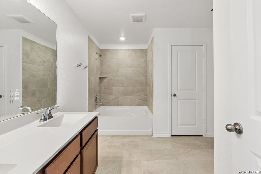 Furnished interior view inside a new home in The Granary - Heritage Collection, San Antonio (Image 11).