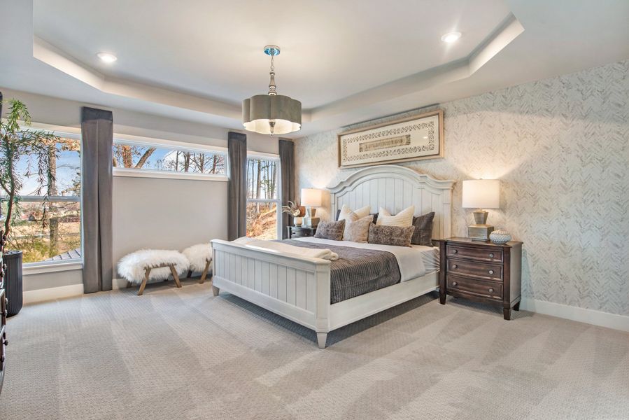 Representative furnished interior of a home built from the Grandin by Fischer Homes in The Dunes at Sandbar, Santa Rosa Beach (Image 83).