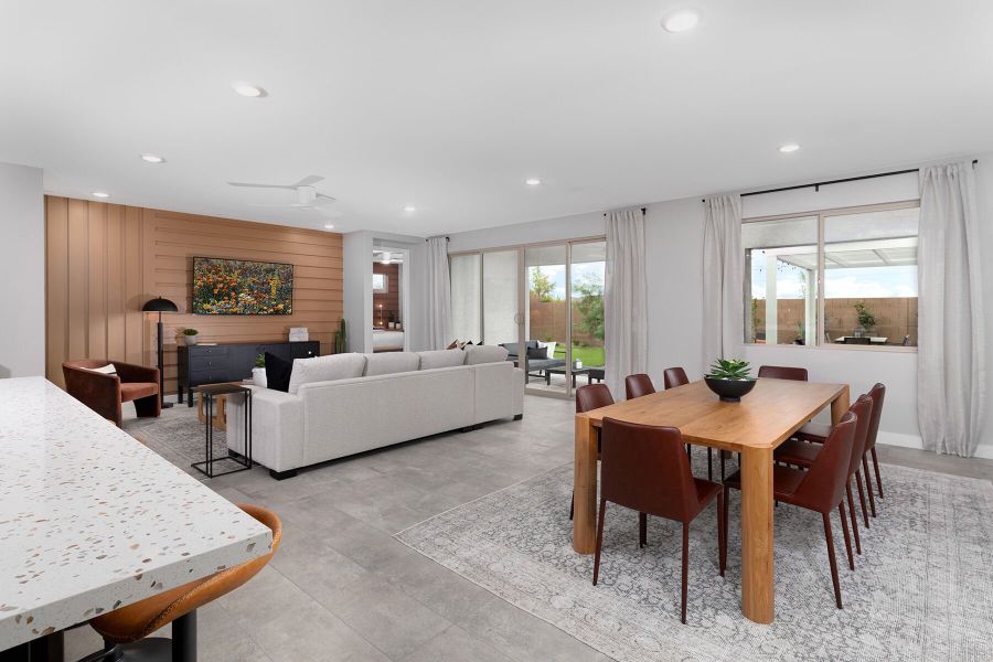 Representative furnished interior of a home built from the Slate by Mattamy Homes in Miravida, Surprise (Image 11).