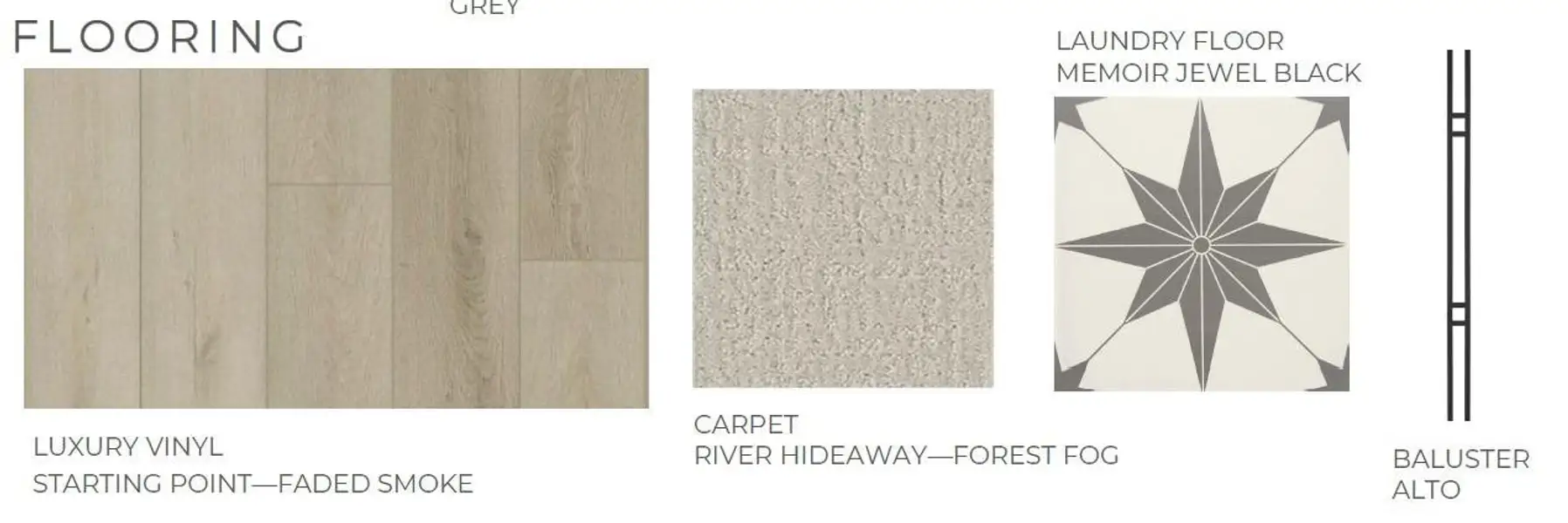 Sample of building materials used in homes in Evergrove, Richmond (Image 3). Sample of building materials used in homes in Evergrove, Richmond (Image 3).