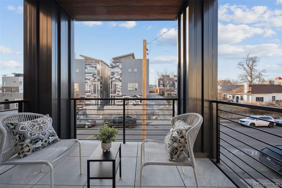 Furnished interior view inside a new home in , Denver (Image 32).