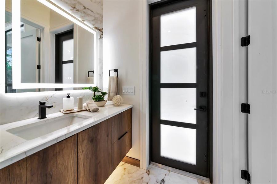 Furnished interior view inside a new home in , Sarasota (Image 26). Furnished interior view inside a new home in , Sarasota (Image 26).