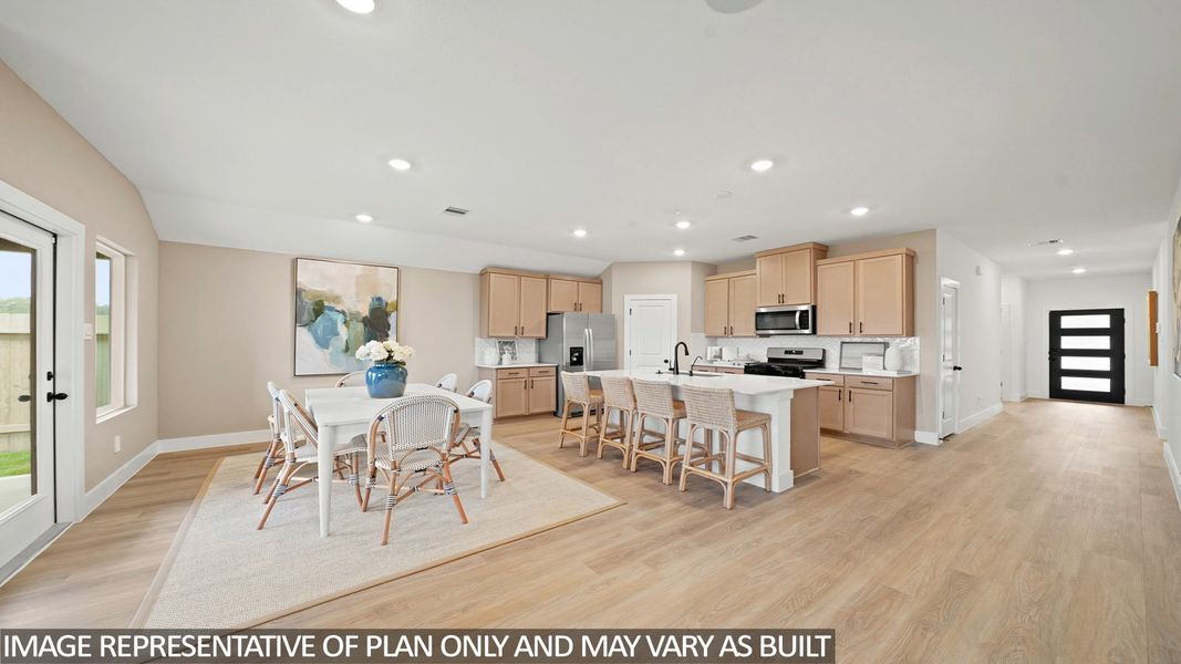 Furnished interior view inside a new home in Sunterra Lakes, Brookshire (Image 10).