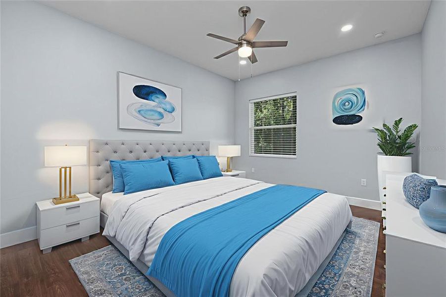 Furnished interior view inside a new home in , Tampa (Image 41).