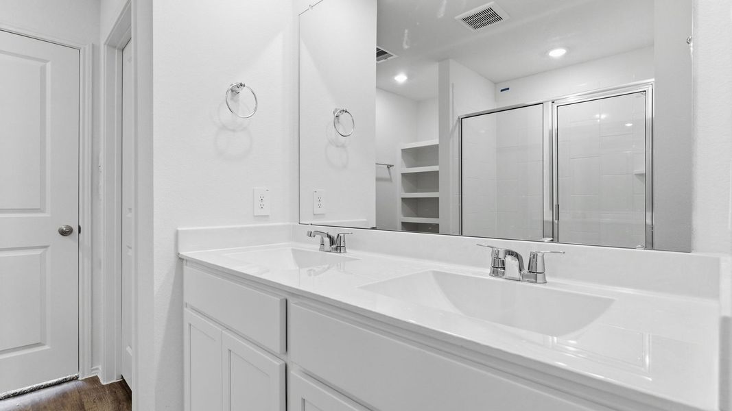 Furnished interior view inside a new home in Tamarron, Fulshear (Image 14).