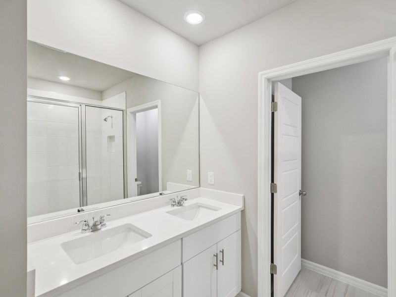 Furnished interior view inside a new home in Crescent Lakes - Premier Series, Punta Gorda (Image 6).