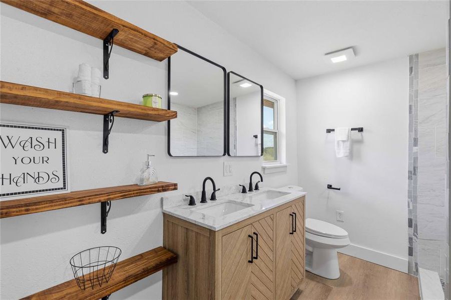 Furnished interior view inside a new home in , Zephyr (Image 13).