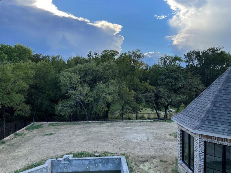 Exterior details and patio area of a home in , Sherman (Image 16). Exterior details and patio area of a home in , Sherman (Image 16).