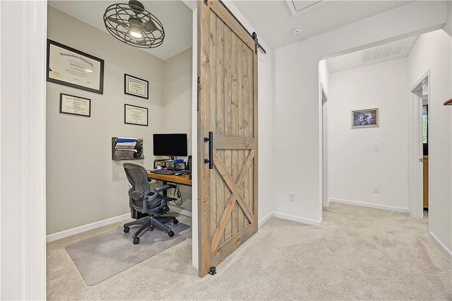 Furnished interior view inside a new home in , Flowery Branch (Image 35).