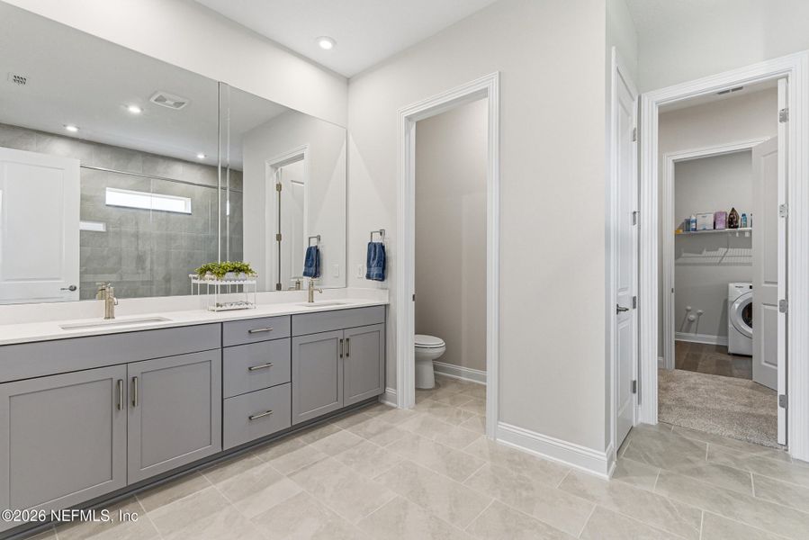 Furnished interior view inside a new home in RiverTown, St. Johns (Image 19).