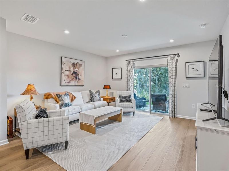 Furnished interior view inside a new home in , Lady Lake (Image 9). Furnished interior view inside a new home in , Lady Lake (Image 9).