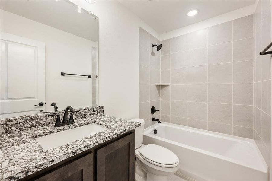 Furnished interior view inside a new home in Union Park Classic 60, Little Elm (Image 10). Furnished interior view inside a new home in Union Park Classic 60, Little Elm (Image 10).