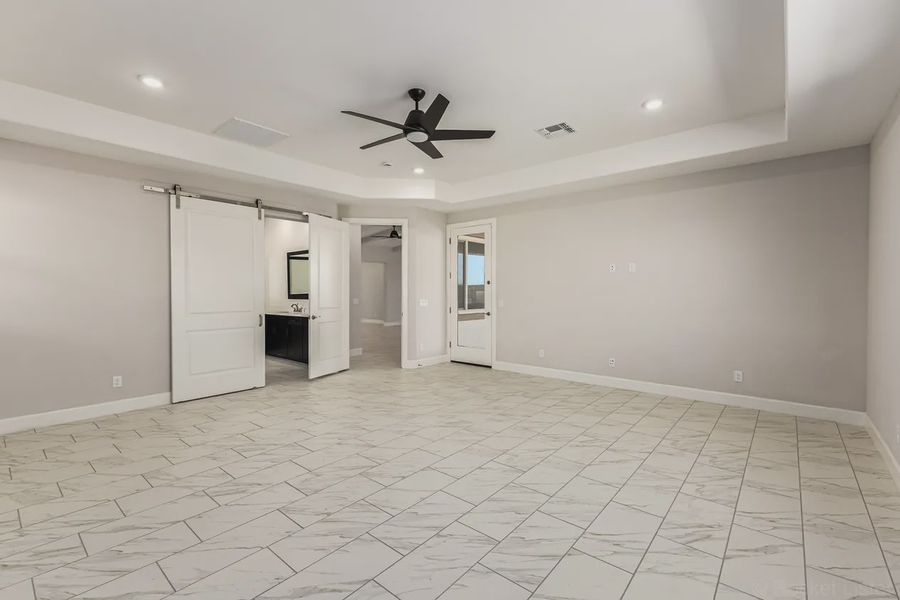 Spacious, unfurnished interior of a new home in Bellero Estates, Queen Creek (Image 25). Spacious, unfurnished interior of a new home in Bellero Estates, Queen Creek (Image 25).