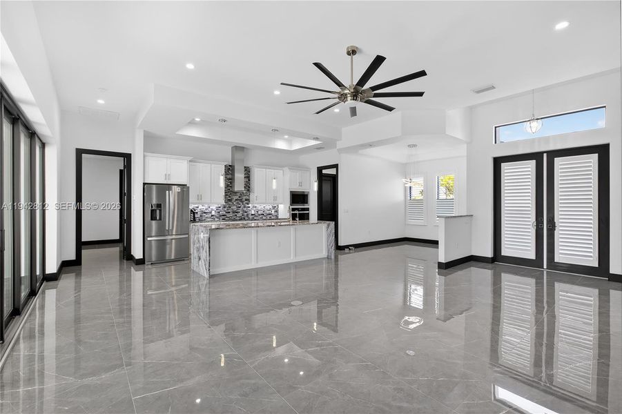 Furnished interior view inside a new home in , Cape Coral (Image 18). Furnished interior view inside a new home in , Cape Coral (Image 18).