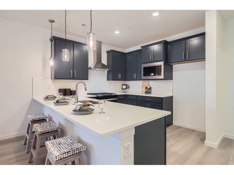 Furnished interior view inside a new home in , Longmont (Image 18).