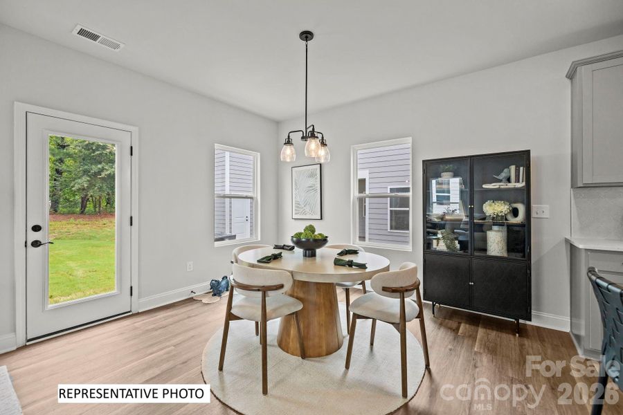 Furnished interior view inside a new home in Arbor Village, Matthews (Image 22).