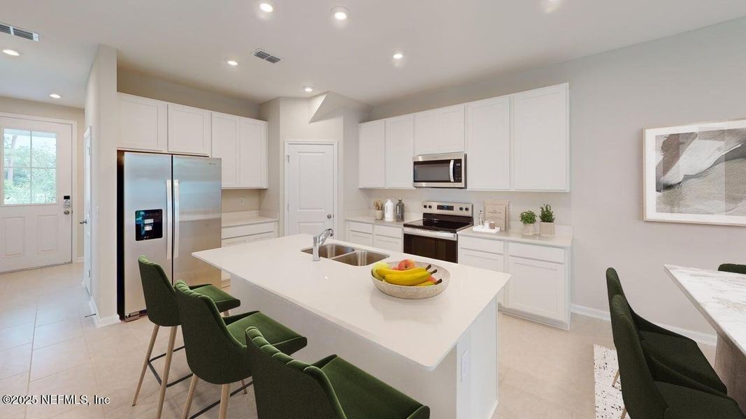 Furnished interior view inside a new home in Egret Creek, Jacksonville (Image 8).