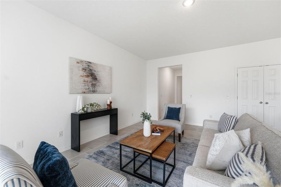 Furnished interior view inside a new home in Marion Ridge, Haines City (Image 24).