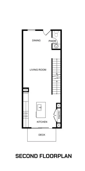 2D floor plan layout for the Marigold by Brock Built in Parc Terrace at West Highlands, Atlanta, GA (Image 4). 2D floor plan layout for the Marigold by Brock Built in Parc Terrace at West Highlands, Atlanta, GA (Image 4).