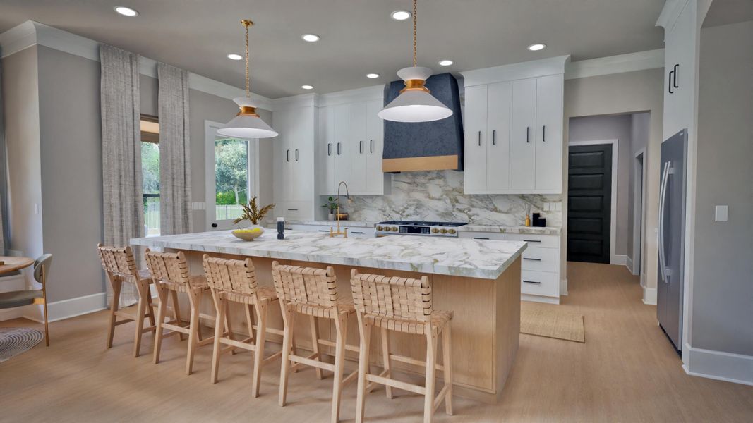 Furnished interior view inside a new home in , Johns Island (Image 12).