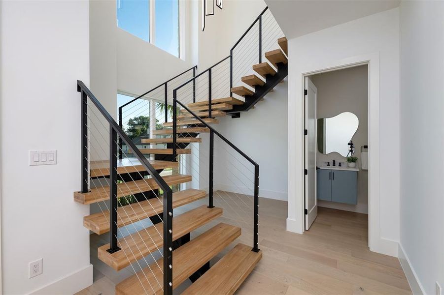 Coming Downstairs to check out the OUTSIDE Coming Downstairs to check out the OUTSIDE