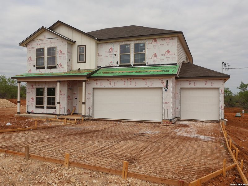 In-progress construction of a new home in Chaparral Ranch, Floresville, TX (Image 14). In-progress construction of a new home in Chaparral Ranch, Floresville, TX (Image 14).