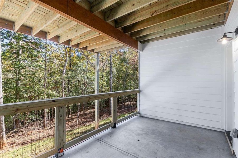 Exterior details and patio area of a home in , Cornelia (Image 25). Exterior details and patio area of a home in , Cornelia (Image 25).