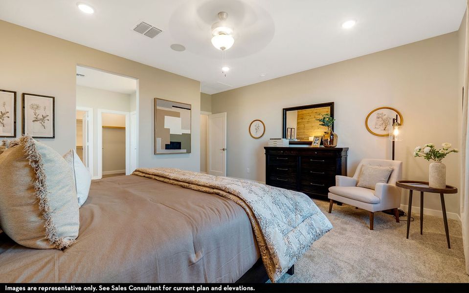 Representative furnished interior of a home built from the Tempe by CastleRock Communities in Rancho Mirage, Maricopa (Image 21).