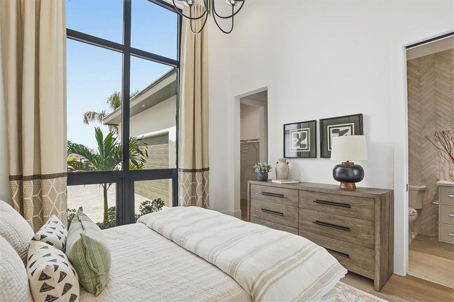Furnished interior view inside a new home in , Sarasota (Image 33).