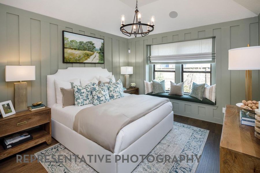 Furnished interior view inside a new home in ARTAVIA, Conroe (Image 12).