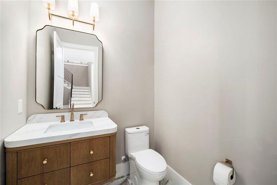 Furnished interior view inside a new home in , Alpharetta (Image 69).