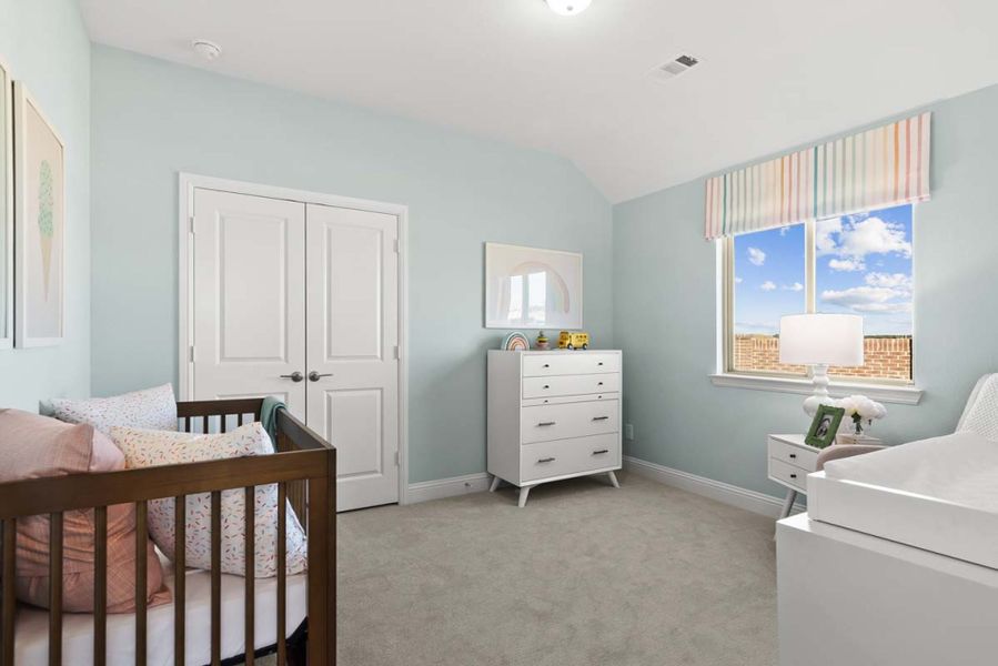 Furnished interior view inside a new home in Creekview Meadows, Pilot Point (Image 19).