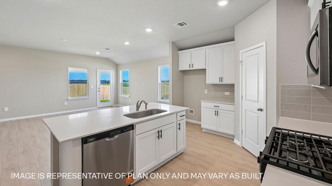 Furnished interior view inside a new home in Carillon, Manor (Image 5).