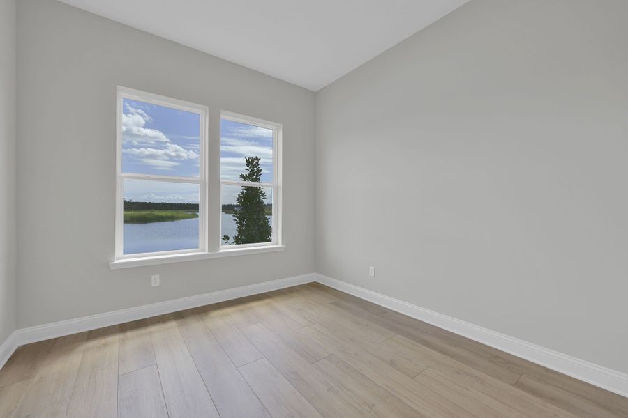 Representative unfurnished interior of a home built from the Tomoka by Riverside Homes in Hidden Creek at SilverLeaf Phase 1, St. Augustine (Image 46).