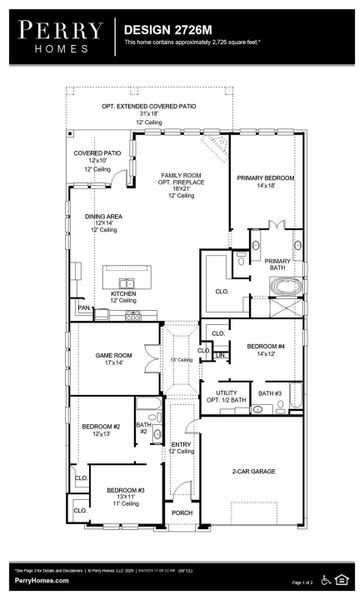 2D floor plan layout of this home in Artavia 55' - Valencia, Conroe, TX (Image 3). 2D floor plan layout of this home in Artavia 55' - Valencia, Conroe, TX (Image 3).