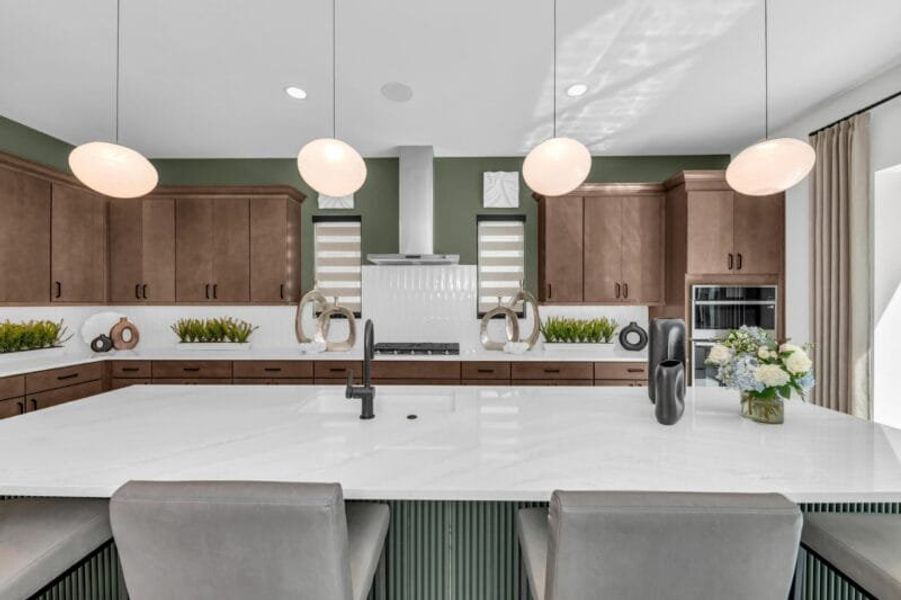 Representative furnished interior of a home built from the Silver Palm – Phase 2 by Medallion Home in Aqua, Bradenton (Image 15).