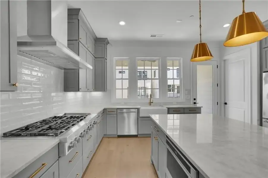 Furnished interior view inside a new home in , Alpharetta (Image 10).