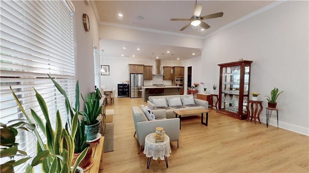 Furnished interior view inside a new home in , Peachtree Corners (Image 30).