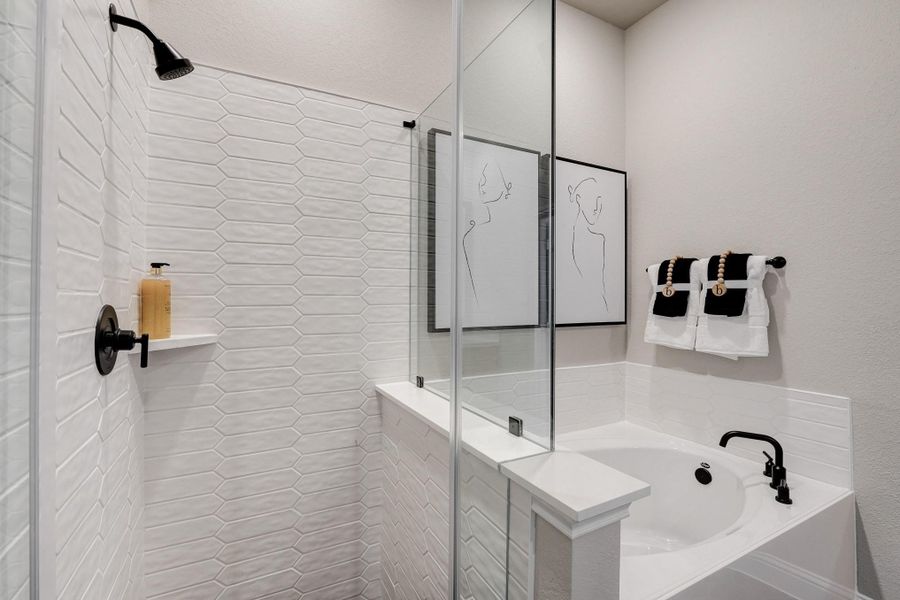 Furnished interior view inside a new home in Bridgeland: Signature Collection, Cypress (Image 25).