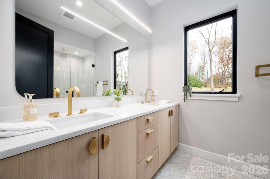 Primary Ensuite Bath with Custom Spa-like Finishes