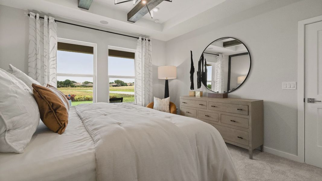 Furnished interior view inside a new home in Ardisia Park, New Smyrna Beach (Image 19).
