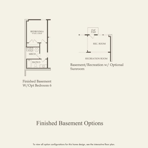 2D floor plan layout for the Leyton by Pulte Homes in Devonshire, Mount Juliet, TN (Image 4).
