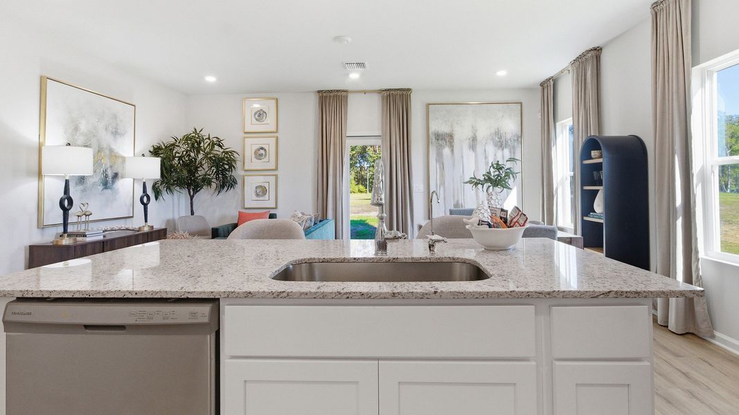 Furnished interior view inside a new home in Misting Springs, Crawfordville (Image 4).