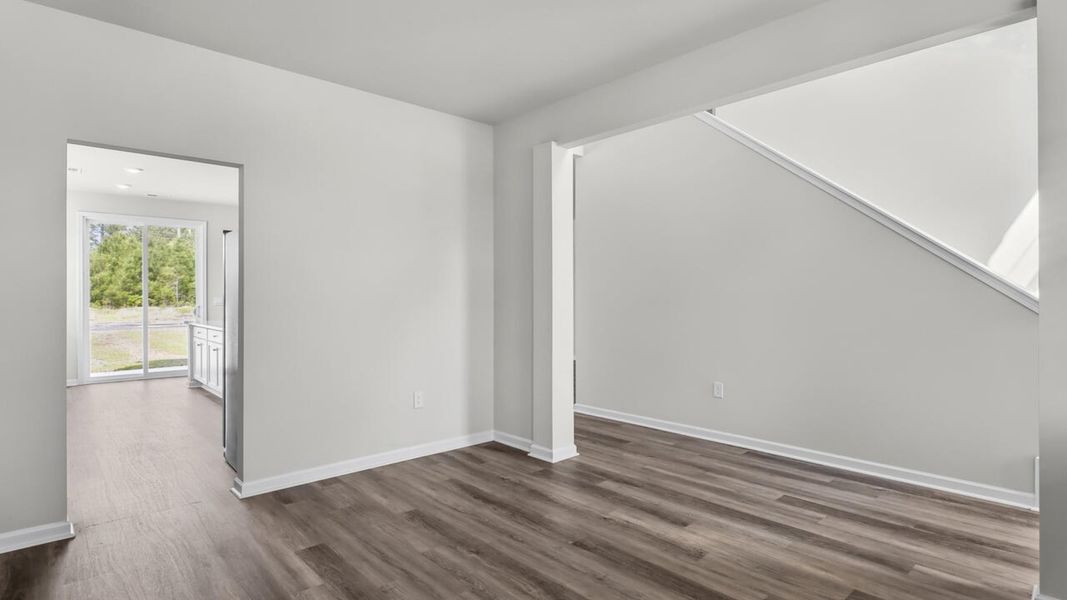 Spacious, unfurnished interior of a new home in Surfside Landing, Hubert (Image 16). Spacious, unfurnished interior of a new home in Surfside Landing, Hubert (Image 16).