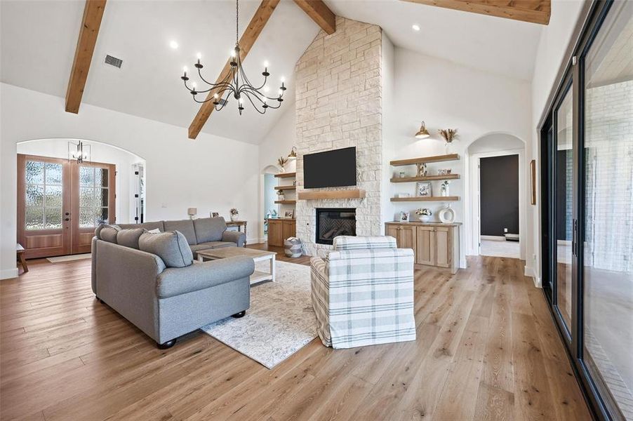 Furnished interior view inside a new home in , Weatherford (Image 15).