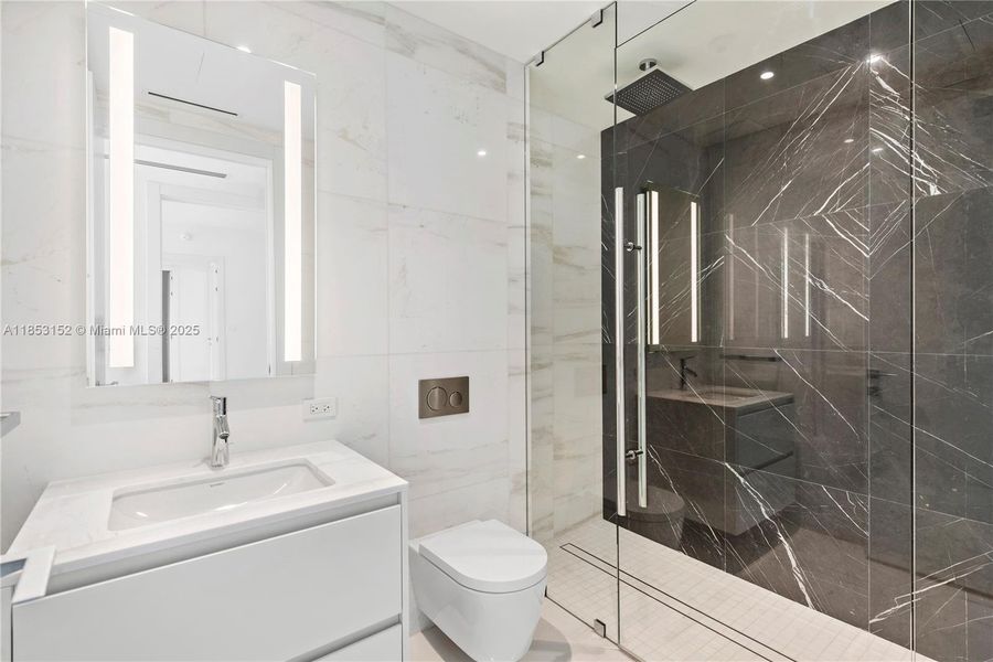 Furnished interior view inside a new home in Aston Martin Residences, Miami (Image 7).