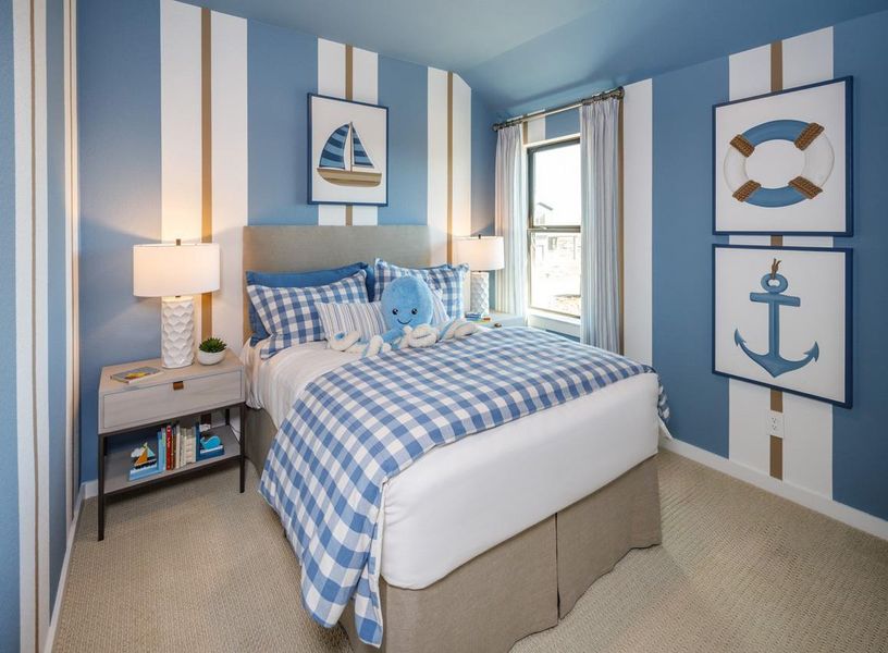 Furnished interior view inside a new home in Indigo, Richmond (Image 23).