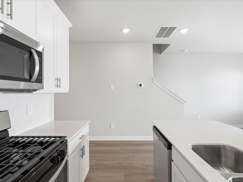 Furnished interior view inside a new home in Valentine Townes, Greer (Image 8).