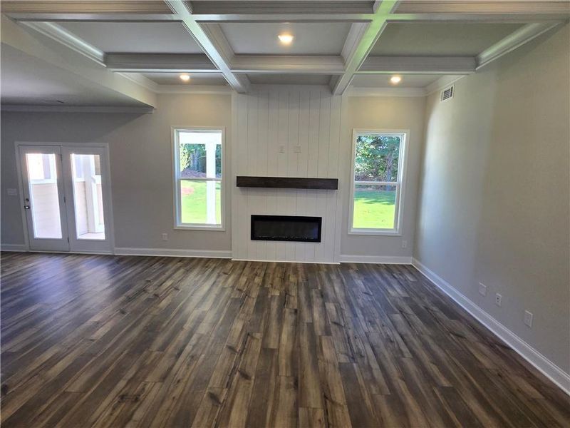 Spacious, unfurnished interior of a new home in Enclave at Logan Point, Loganville (Image 36). Spacious, unfurnished interior of a new home in Enclave at Logan Point, Loganville (Image 36).