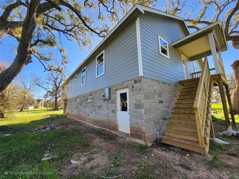 Front exterior of a new home in , Angleton, TX, highlighting curb appeal (Image 12). Front exterior of a new home in , Angleton, TX, highlighting curb appeal (Image 12).
